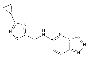 (3-cyclopropyl-1,2,4-oxadiazol-5-yl)methyl-([1,2,4]triazolo[3,4-f]pyridazin-6-yl)amine