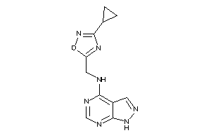 (3-cyclopropyl-1,2,4-oxadiazol-5-yl)methyl-(1H-pyrazolo[3,4-d]pyrimidin-4-yl)amine