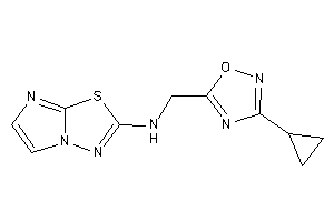 (3-cyclopropyl-1,2,4-oxadiazol-5-yl)methyl-imidazo[2,1-b][1,3,4]thiadiazol-2-yl-amine