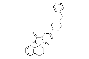 3-[2-(4-benzylpiperazino)-2-keto-ethyl]spiro[imidazolidine-5,1'-tetralin]-2,4-quinone