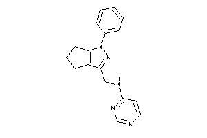 (1-phenyl-5,6-dihydro-4H-cyclopenta[c]pyrazol-3-yl)methyl-(4-pyrimidyl)amine