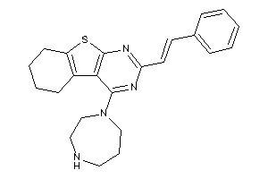 4-(1,4-diazepan-1-yl)-2-styryl-5,6,7,8-tetrahydrobenzothiopheno[2,3-d]pyrimidine