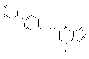 7-[(4-phenylphenoxy)methyl]thiazolo[3,2-a]pyrimidin-5-one