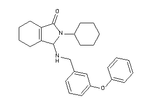 2-cyclohexyl-3-[(3-phenoxybenzyl)amino]-4,5,6,7-tetrahydro-3H-isoindol-1-one