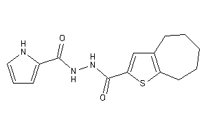 N'-(5,6,7,8-tetrahydro-4H-cyclohepta[b]thiophene-2-carbonyl)-1H-pyrrole-2-carbohydrazide