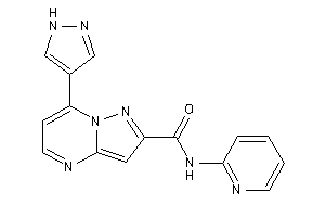 7-(1H-pyrazol-4-yl)-N-(2-pyridyl)pyrazolo[1,5-a]pyrimidine-2-carboxamide