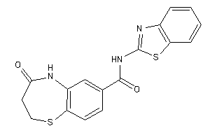 N-(1,3-benzothiazol-2-yl)-4-keto-3,5-dihydro-2H-1,5-benzothiazepine-7-carboxamide