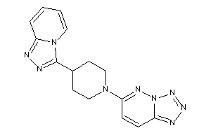 6-[4-([1,2,4]triazolo[4,3-a]pyridin-3-yl)piperidino]tetrazolo[5,1-f]pyridazine