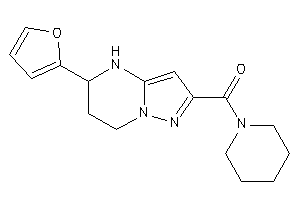 [5-(2-furyl)-4,5,6,7-tetrahydropyrazolo[1,5-a]pyrimidin-2-yl]-piperidino-methanone