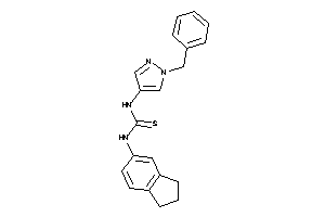 1-(1-benzylpyrazol-4-yl)-3-indan-5-yl-thiourea