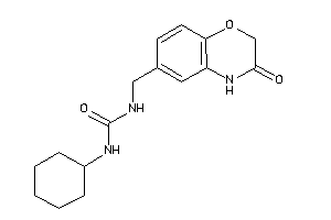 1-cyclohexyl-3-[(3-keto-4H-1,4-benzoxazin-6-yl)methyl]urea