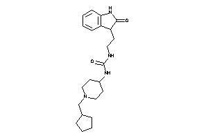 1-[1-(cyclopentylmethyl)-4-piperidyl]-3-[2-(2-ketoindolin-3-yl)ethyl]urea