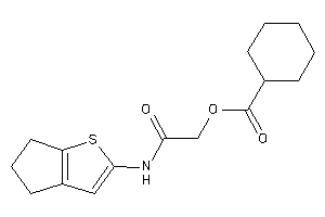 Image of Cyclohexanecarboxylic Acid [2-(5,6-dihydro-4H-cyclopenta[b]thiophen-2-ylamino)-2-keto-ethyl] Ester