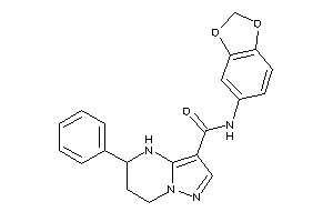 N-(1,3-benzodioxol-5-yl)-5-phenyl-4,5,6,7-tetrahydropyrazolo[1,5-a]pyrimidine-3-carboxamide