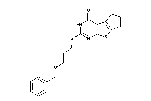 (3-benzoxypropylthio)BLAHone