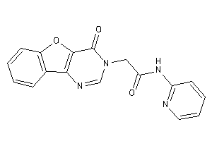 2-(4-ketobenzofuro[3,2-d]pyrimidin-3-yl)-N-(2-pyridyl)acetamide