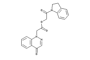 Image of 2-(4-ketocinnolin-1-yl)acetic Acid (2-indolin-1-yl-2-keto-ethyl) Ester