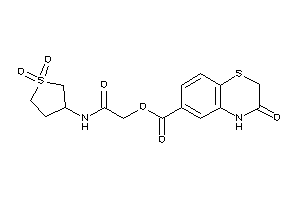 3-keto-4H-1,4-benzothiazine-6-carboxylic Acid [2-[(1,1-diketothiolan-3-yl)amino]-2-keto-ethyl] Ester