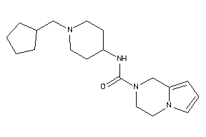 N-[1-(cyclopentylmethyl)-4-piperidyl]-3,4-dihydro-1H-pyrrolo[1,2-a]pyrazine-2-carboxamide