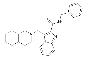 3-(3,4,4a,5,6,7,8,8a-octahydro-1H-isoquinolin-2-ylmethyl)-N-benzyl-imidazo[1,2-a]pyridine-2-carboxamide