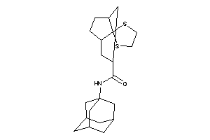 N-(1-adamantyl)spiro[1,3-dithiolane-2,8'-bicyclo[3.2.1]octane]-3'-carboxamide