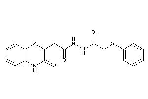 N'-[2-(3-keto-4H-1,4-benzothiazin-2-yl)acetyl]-2-(phenylthio)acetohydrazide