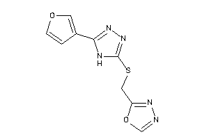 2-[[[5-(3-furyl)-4H-1,2,4-triazol-3-yl]thio]methyl]-1,3,4-oxadiazole