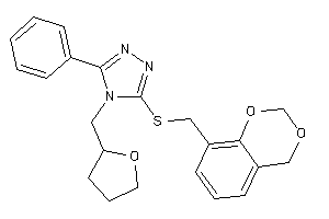 3-(4H-1,3-benzodioxin-8-ylmethylthio)-5-phenyl-4-(tetrahydrofurfuryl)-1,2,4-triazole