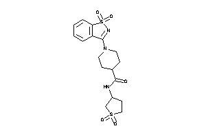 1-(1,1-diketo-1,2-benzothiazol-3-yl)-N-(1,1-diketothiolan-3-yl)isonipecotamide