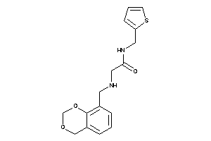 2-(4H-1,3-benzodioxin-8-ylmethylamino)-N-(2-thenyl)acetamide