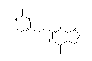 Image of 2-[(2-keto-3,4-dihydro-1H-pyrimidin-6-yl)methylthio]-3H-thieno[2,3-d]pyrimidin-4-one