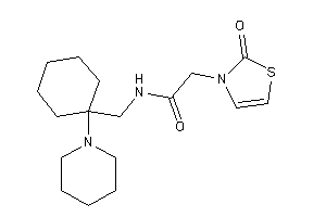 2-(2-keto-4-thiazolin-3-yl)-N-[(1-piperidinocyclohexyl)methyl]acetamide