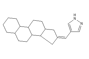 4-(1,2,3,4,5,6,7,8,9,10,11,12,13,14,15,17-hexadecahydrocyclopenta[a]phenanthren-16-ylidenemethyl)-1H-pyrazole