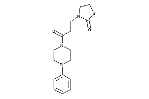 3-[3-keto-3-(4-phenylpiperazino)propyl]thiazolidin-2-one