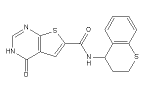 4-keto-N-thiochroman-4-yl-3H-thieno[2,3-d]pyrimidine-6-carboxamide