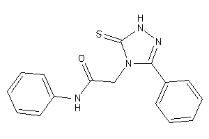 N-phenyl-2-(3-phenyl-5-thioxo-1H-1,2,4-triazol-4-yl)acetamide