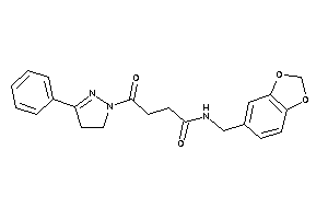 4-keto-4-(3-phenyl-2-pyrazolin-1-yl)-N-piperonyl-butyramide