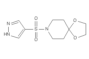 8-(1H-pyrazol-4-ylsulfonyl)-1,4-dioxa-8-azaspiro[4.5]decane