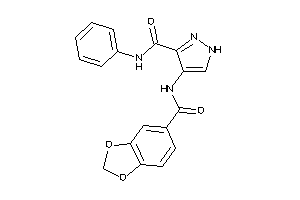 N-phenyl-4-(piperonyloylamino)-1H-pyrazole-3-carboxamide