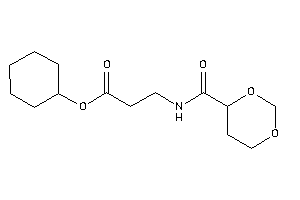 3-(1,3-dioxane-4-carbonylamino)propionic Acid Cyclohexyl Ester