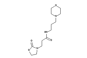 3-(2-ketothiazolidin-3-yl)-N-(3-morpholinopropyl)propionamide