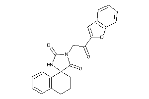 3-[2-(benzofuran-2-yl)-2-keto-ethyl]spiro[imidazolidine-5,1'-tetralin]-2,4-quinone