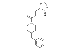 3-[3-(4-benzylpiperidino)-3-keto-propyl]thiazolidin-2-one