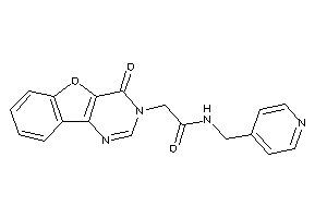 2-(4-ketobenzofuro[3,2-d]pyrimidin-3-yl)-N-(4-pyridylmethyl)acetamide