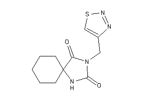 3-(thiadiazol-4-ylmethyl)-1,3-diazaspiro[4.5]decane-2,4-quinone