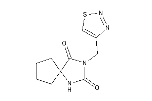 3-(thiadiazol-4-ylmethyl)-1,3-diazaspiro[4.4]nonane-2,4-quinone