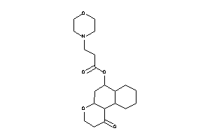 3-morpholinopropionic Acid (1-keto-2,3,4a,5,6,6a,7,8,9,10,10a,10b-dodecahydrobenzo[f]chromen-6-yl) Ester