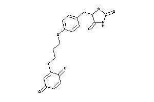 5-[4-[4-(3,6-diketocyclohexa-1,4-dien-1-yl)butoxy]benzyl]thiazolidine-2,4-quinone