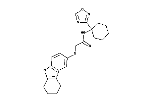 N-[1-(1,2,4-oxadiazol-3-yl)cyclohexyl]-2-(6,7,8,9-tetrahydrodibenzofuran-2-yloxy)acetamide