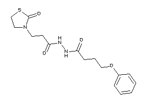 N'-[3-(2-ketothiazolidin-3-yl)propanoyl]-4-phenoxy-butyrohydrazide